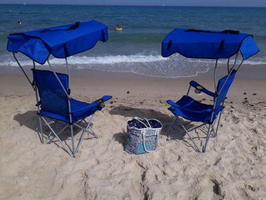 chaise de plage avec pare-soleil - Meubles et décoration en Tunisie