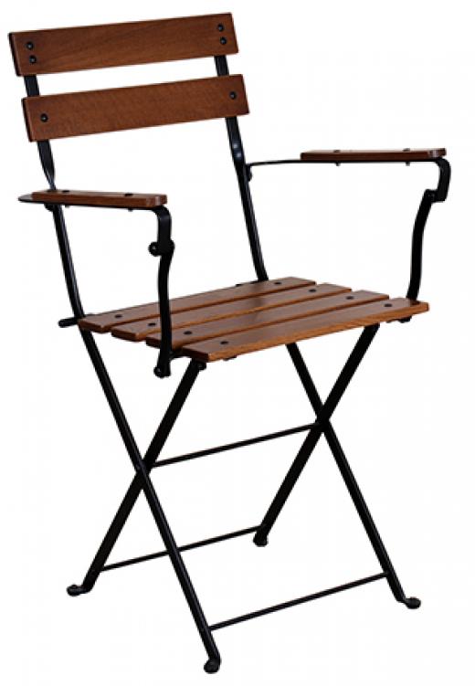 Chaise pliable avec accoudoirs DEMAR FORGE - Meubles et décoration en Tunisie