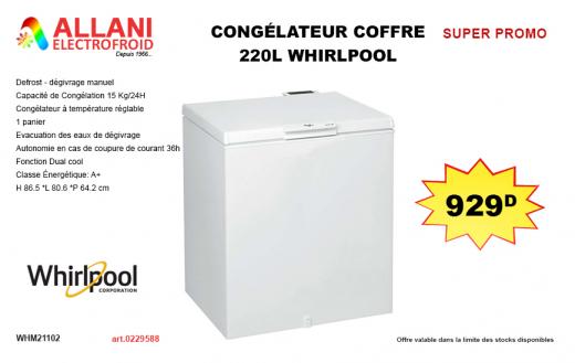 Congélateur Coffre 220L WHIRLPOOL - Meubles et décoration en Tunisie