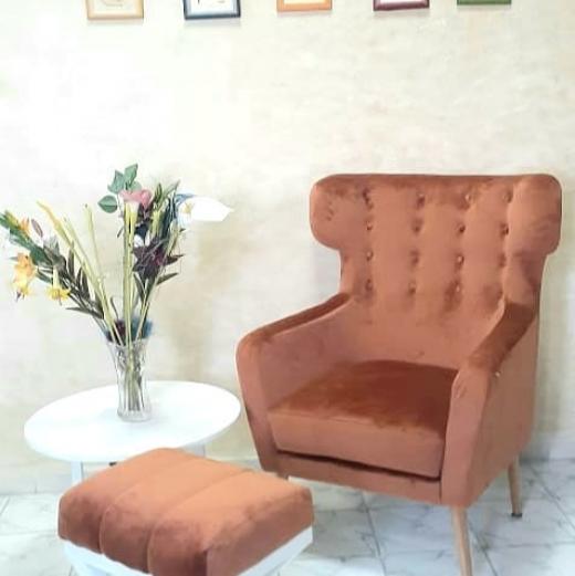Fauteuil et repose pied  - Meubles et décoration en Tunisie