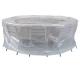 Housse de protection -transparente pour table ronde et chaises – meuble de jardin -∅200x80cm - Meubles et décoration en Tunisie