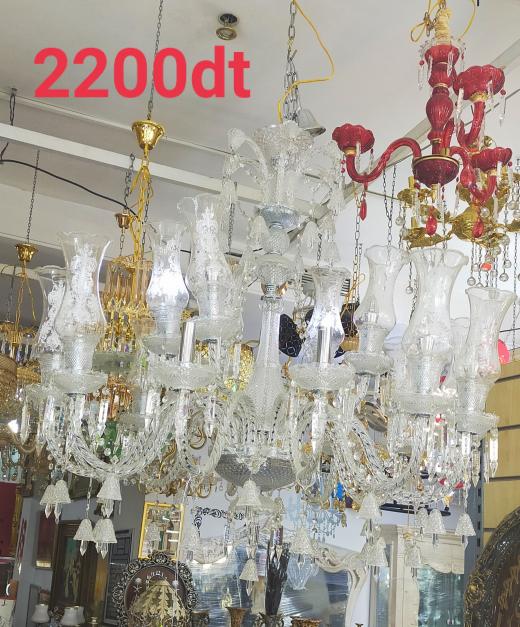 Lustre en Cristal - Meubles et décoration en Tunisie