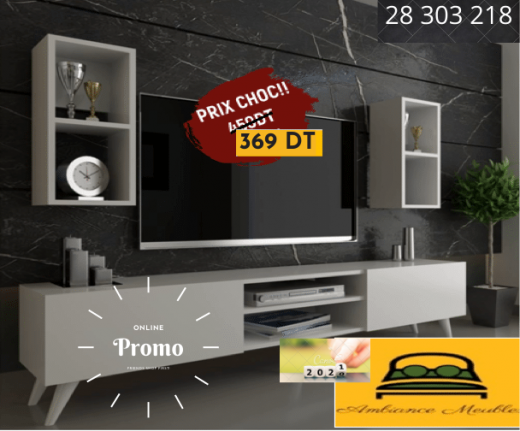 Meuble TV neuf  - Meubles et décoration en Tunisie