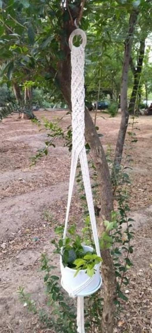 Porte Pot + Pot en céramique  - Meubles et décoration en Tunisie