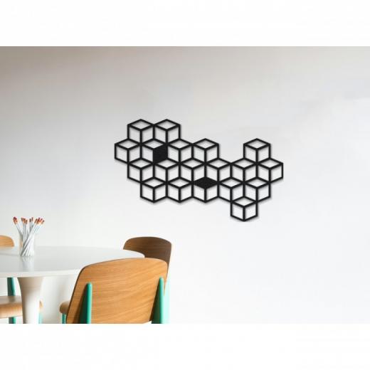Tableau déco en acier Cubes - Meubles et décoration en Tunisie